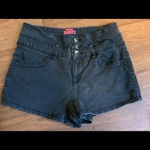 YMI High RiseBlack Shorts Size 9